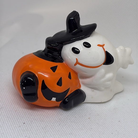 Halloween Ghost pumpkin ceramic nik naks - Picture 4 of 7